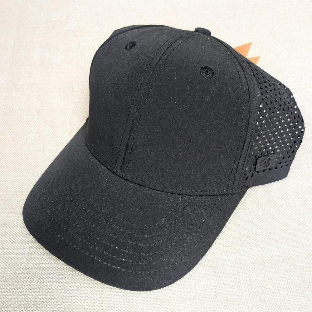 Blogilates High Ponytail Hat Womens OS Black NWT Sweat Proof Mesh Back Cap